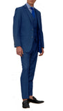 New Blue Slim Fit Suit - 3PC - JAX - FHYINC best men's suits, tuxedos, formal men's wear wholesale