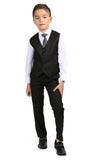 Ferrecci Boys JAX JR 5pc Suit Set Black - FHYINC best men's suits, tuxedos, formal men's wear wholesale