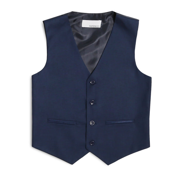 Ferrecci Boys JAX JR 5pc Suit Set Indigo - FHYINC best men's suits, tuxedos, formal men's wear wholesale