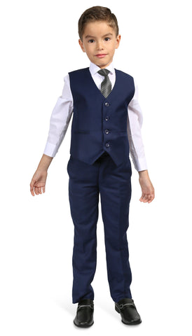 Ferrecci Boys JAX JR 5pc Suit Set Indigo