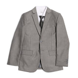 Ferrecci Boys JAX JR 5pc Suit Set Light Grey - FHYINC best men's suits, tuxedos, formal men's wear wholesale