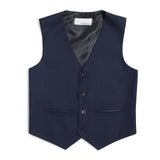 Ferrecci Boys Navy 5 Pieces Suit Includes Vest Shirt Necktie Set - FHYINC best men's suits, tuxedos, formal men's wear wholesale