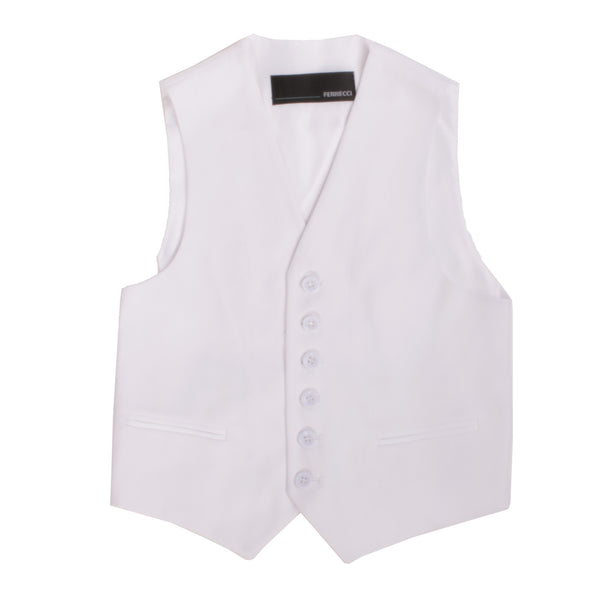 Boys White KTUX 3pc Premium Tuxedo Suit - FHYINC best men's suits, tuxedos, formal men's wear wholesale