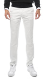 Zonettie Kilo Off White Straight Leg Chino Pants - FHYINC best men's suits, tuxedos, formal men's wear wholesale