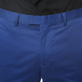 Zonettie Kilo Royal Blue Straight Leg Chino Pants - FHYINC best men's suits, tuxedos, formal men's wear wholesale