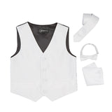 Ferrecci Boys 300 Series Vest Set White - FHYINC best men's suits, tuxedos, formal men's wear wholesale