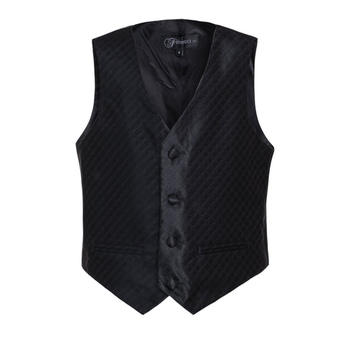 Ferrecci Boys 300 Series Vest Set Black