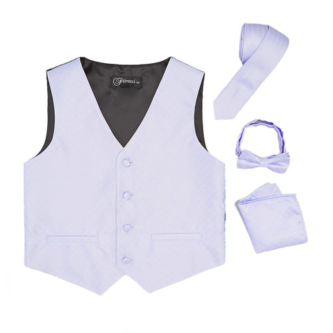 Premium Boys Lilac Diamond Vest 300 Set
