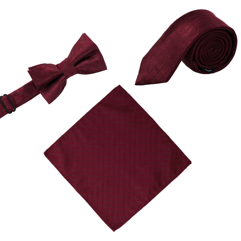 Ferrecci Boys 300 Series Vest Set Dark Red - FHYINC best men's suits, tuxedos, formal men's wear wholesale