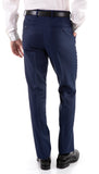 Mason Navy Men's Premium 2pc Premium Wool Slim Fit Suit - FHYINC best men's suits, tuxedos, formal men's wear wholesale