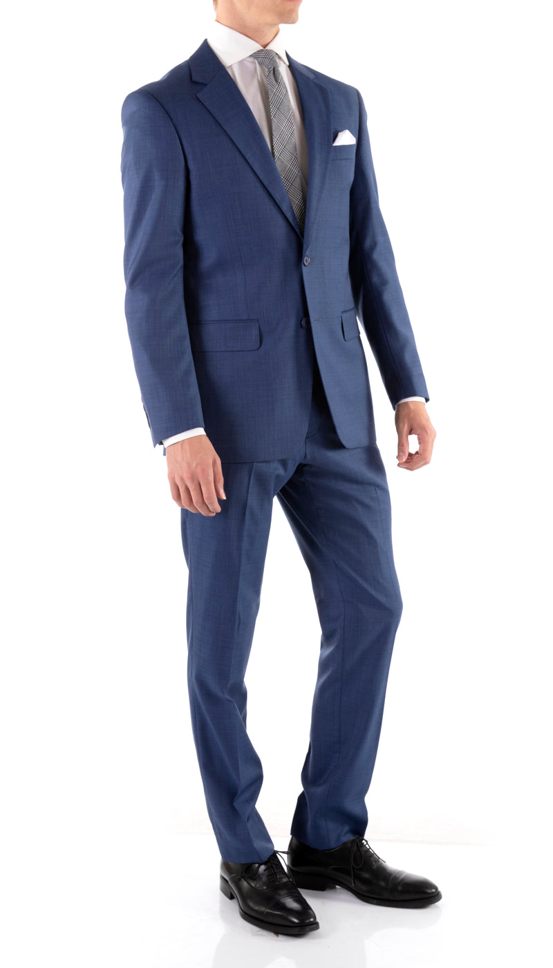 Mason Slate Men's Premium 2pc Premium Wool Slim Fit Suit - FHYINC best men's suits, tuxedos, formal men's wear wholesale