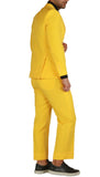 PL1969 Mens Yellow Slim Fit 2pc Suit - FHYINC best men's suits, tuxedos, formal men's wear wholesale