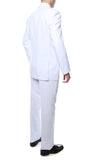 Paul Lorenzo MM Regular Fit Classic White Suit - FHYINC
