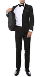 Paul Lorenzo MMTUX Black Slim Fit 2pc Tuxedo - FHYINC best men's suits, tuxedos, formal men's wear wholesale