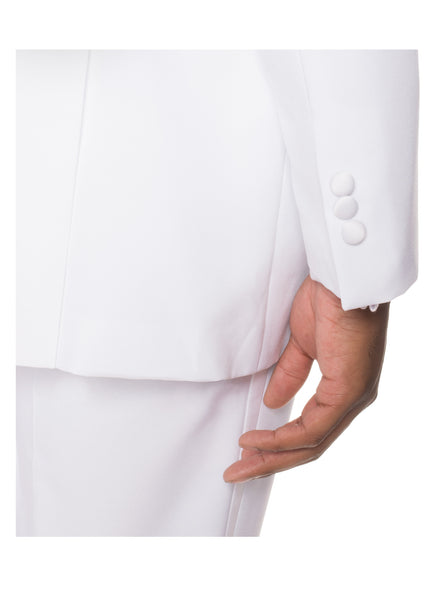 Paul Lorenzo MMTUX White Regular Fit 2pc Tuxedo - FHYINC best men's suits, tuxedos, formal men's wear wholesale