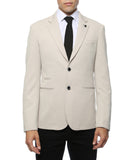 Modena Dove Knit Slim Fit Blazer - FHYINC best men's suits, tuxedos, formal men's wear wholesale