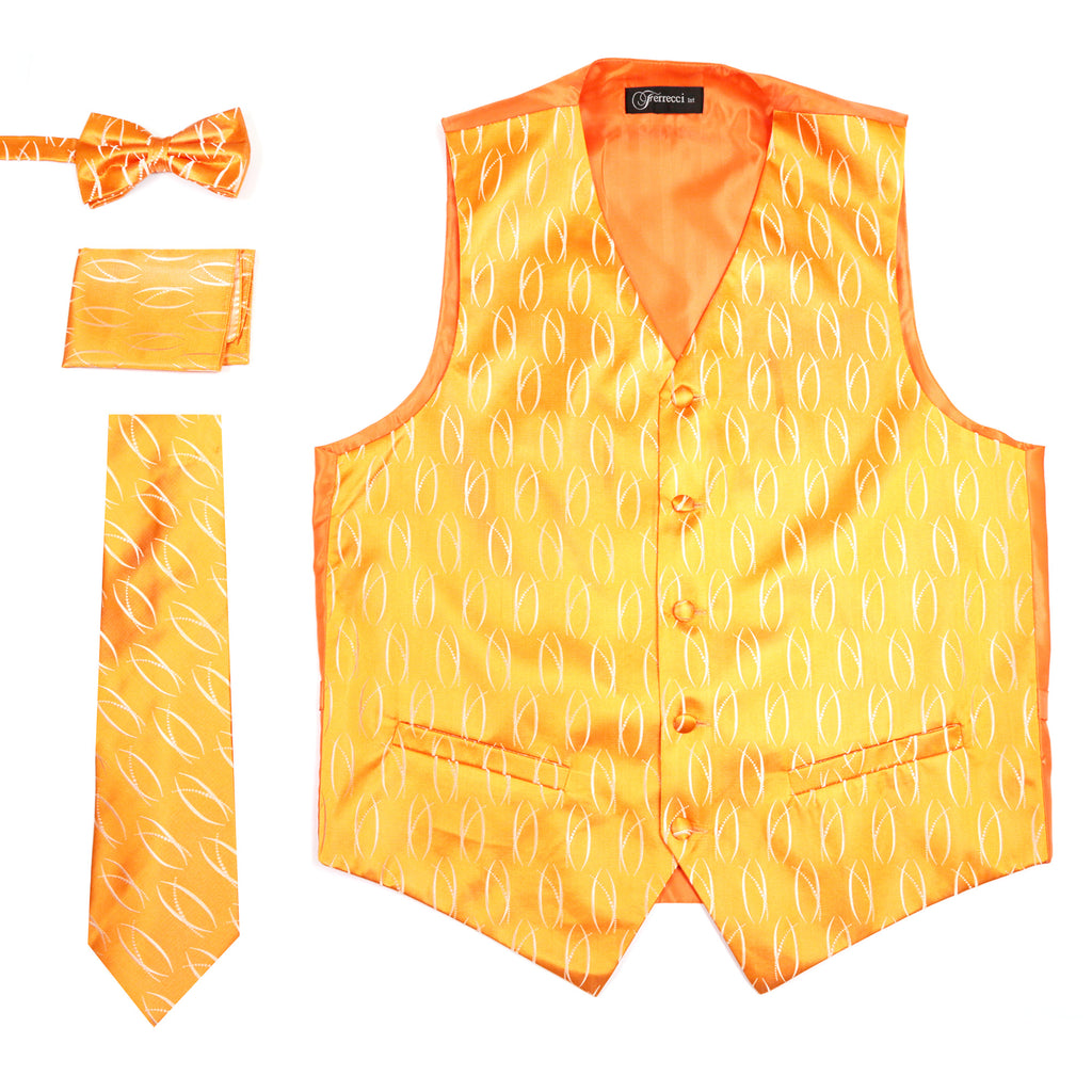 Ferrecci Mens PV100 - Orange Vest Set - FHYINC best men