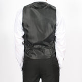 Ferrecci Mens PV50-1 Black Silver Vest Set - FHYINC best men's suits, tuxedos, formal men's wear wholesale