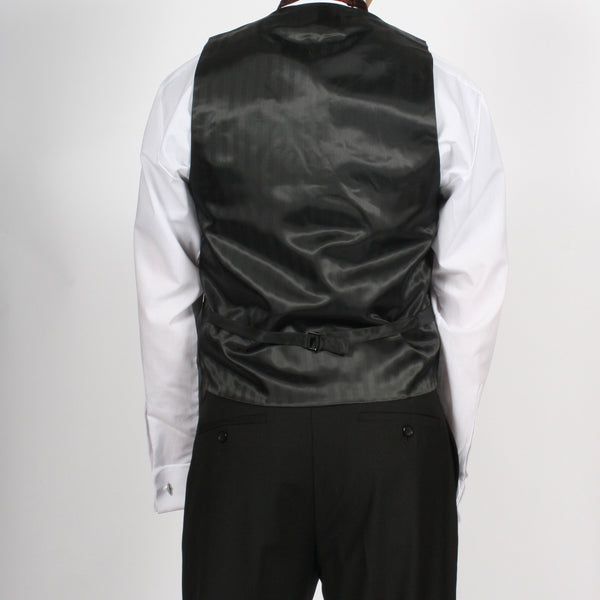 Ferrecci Mens PV50-2 Burgundy Black Vest Set - FHYINC best men's suits, tuxedos, formal men's wear wholesale