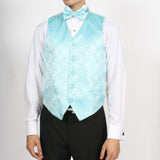 Ferrecci Mens PV50-6 Turquoise Vest Set - FHYINC best men's suits, tuxedos, formal men's wear wholesale