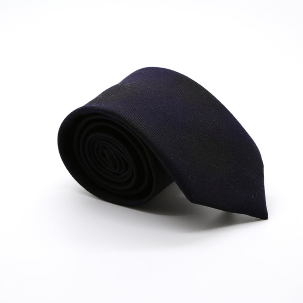 Slim Purple and Black Plaid Neckties & Handkerchief - FHYINC