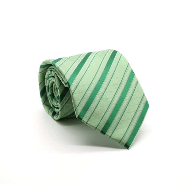 Ferrecci Mens Striped Pattern Necktie with Handkerchief Set - FHYINC best men's suits, tuxedos, formal men's wear wholesale