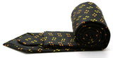 Mens Dads Classic Yellow Geometric Pattern Business Casual Necktie & Hanky Set QO-5 - FHYINC best men's suits, tuxedos, formal men's wear wholesale