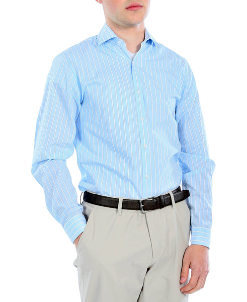 The Regal Slim Fit Cotton Dress Shirt - FHYINC best men's suits, tuxedos, formal men's wear wholesale