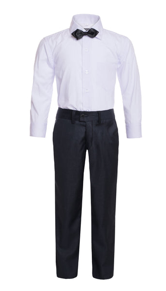Boys Reno JR 5pc Navy Shawl Tuxedo Set - FHYINC best men's suits, tuxedos, formal men's wear wholesale