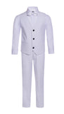 Boys Reno JR 5pc White Shawl Tuxedo Set - FHYINC best men's suits, tuxedos, formal men's wear wholesale