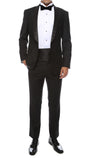 The Reno Mens Black Shawl Collar 2pc Tuxedo - FHYINC best men's suits, tuxedos, formal men's wear wholesale