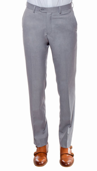 Ferrecci Mens Savannah Light Grey Slim Fit 3pc Suit - FHYINC best men's suits, tuxedos, formal men's wear wholesale