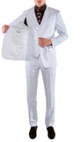 Ferrecci Mens Savannah Whit Slim Fit 3pc Suit - FHYINC best men's suits, tuxedos, formal men's wear wholesale