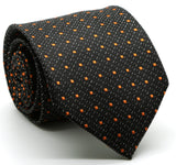 Mens Dads Classic Gold Square Pattern Business Casual Necktie & Hanky Set SO-7 - FHYINC best men's suits, tuxedos, formal men's wear wholesale