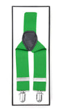Green Vintage Style Unisex Suspenders - FHYINC best men's suits, tuxedos, formal men's wear wholesale