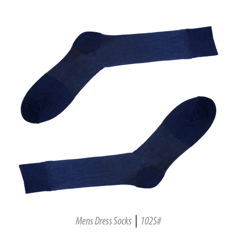 Men's Short Nylon Socks 102S - Navy