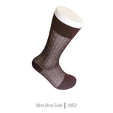 Men's Short Nylon Socks 108S - Brown - FHYINC best men's suits, tuxedos, formal men's wear wholesale
