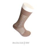 Men's Short Nylon Socks 108S - Taupe - FHYINC best men's suits, tuxedos, formal men's wear wholesale