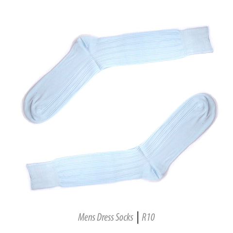 Men's Short Nylon Socks R10 - Sky Blue