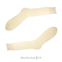 Men's Short Nylon Socks R18 - Bone - FHYINC best men's suits, tuxedos, formal men's wear wholesale