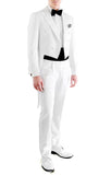 Premium A201 Regular Fit White Tail Tuxedo - FHYINC best men's suits, tuxedos, formal men's wear wholesale