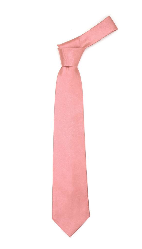 Premium Microfiber Baby Pink Necktie - FHYINC best men