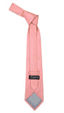 Premium Microfiber Baby Pink Necktie - FHYINC best men's suits, tuxedos, formal men's wear wholesale