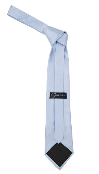 Premium Microfiber Bonnie Blue Necktie - FHYINC best men's suits, tuxedos, formal men's wear wholesale