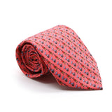 Carriage Driver Pink Necktie with Handkerchief Set - FHYINC best men's suits, tuxedos, formal men's wear wholesale