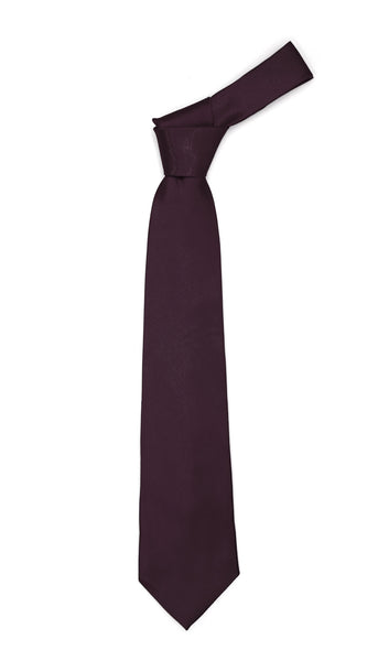 Premium Microfiber Deep Purple Necktie - FHYINC best men's suits, tuxedos, formal men's wear wholesale