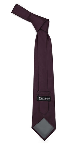 Premium Microfiber Deep Purple Necktie