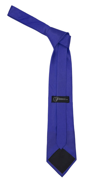 Premium Microfiber Dutch Blue Necktie - FHYINC best men's suits, tuxedos, formal men's wear wholesale