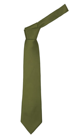Premium Microfiber Forest Green Necktie
