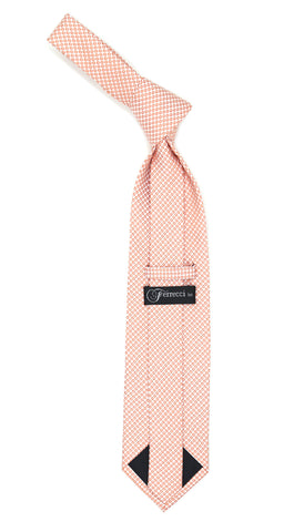 Orange Necktie with Handkerchief Set